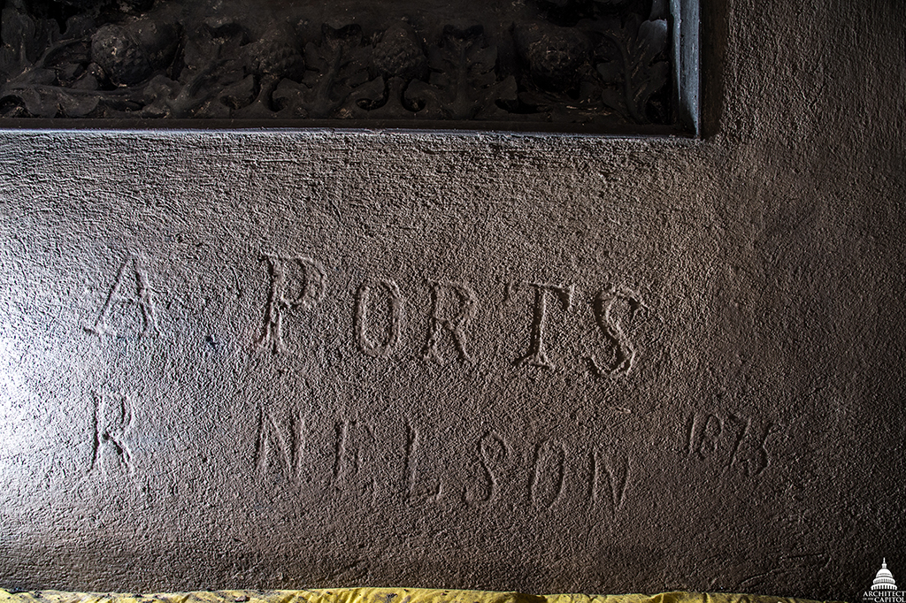 Ports' name was found etched into a cast iron coffer during the current Capitol Dome Restoration Project.